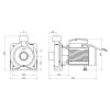 Насос поверхностный центробежный Thermo Alliance CPm200/2 1,5 кВт, 380 В