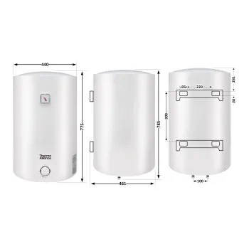 Водонагреватель электрический Thermo Alliance 80 л универсальный, мокрый ТЭН 1,5 кВт D80VH15Q3