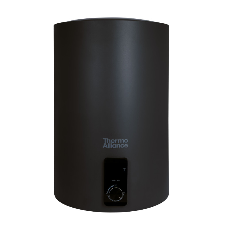 Водонагреватель электрический Thermo Alliance 50 л Black,  вертикальный, сухой ТЭН 2,0 кВт D50V20J2(D)KВ