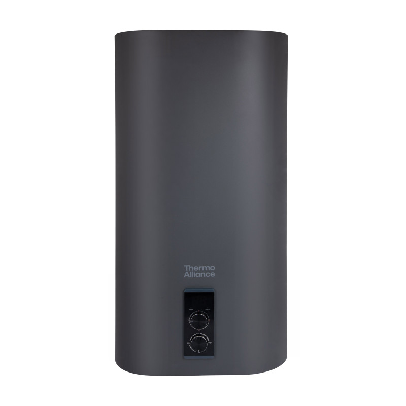 Водонагрівач електричний Thermo Alliance 50 л, Grey, плоский вертикальний, сухий ТЕН 2 кВт (0,8+1,2) DT50V20GPDD2G