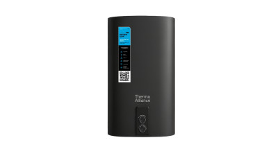 Водонагрівач електричний Thermo Alliance 80 л, Black, плоский, вертикальний, сухий ТЕН 2 кВт (0,8+1,2) DT80V20GPDD2B