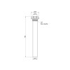 Штуцер для виносного давача Thermo Alliance Standart 140х13х1/2