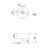 Манометр із гліцерином Thermo Alliancе Forte 6 бар, 1/4