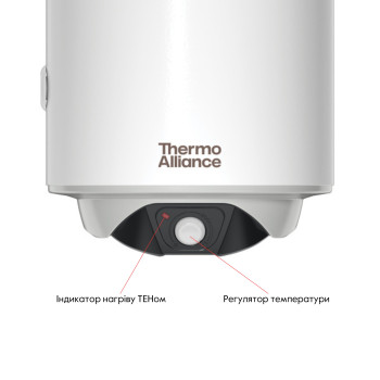 Водонагрівач електричний комбінований Thermo Alliance вертикальний 80 л. т.о. 0,24 кв.м лівий, мокрий ТЕН 2,0 кВт (CWH 8044 4S L)