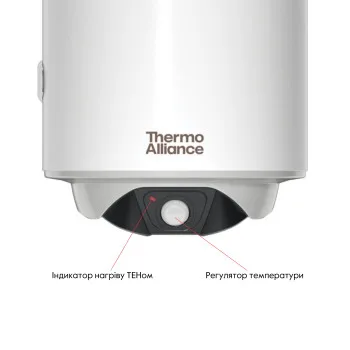 Водонагреватель электрический комбинированный Thermo Alliance вертикальный 80 л. т.о. 0,24 кв.м левый, мокрый ТЭН 2,0 кВт (CWH 8044 4S L)