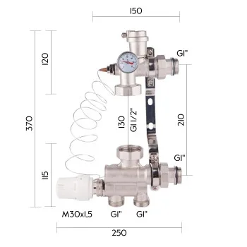 Смесительная группа Thermo Alliance Standart 1