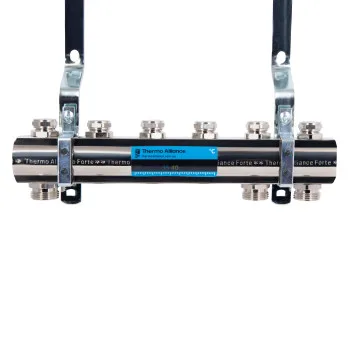 Комплект наклеек с термометром Standart  для коллектора (красная+синяя) TAS342RB Thermo Alliance