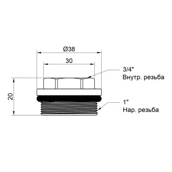 Футорка для колектора Thermo Alliance Standart 1