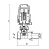 Кран Thermo Alliance Standart RTL прямой 1/2