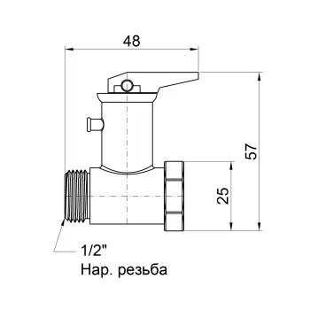 Обратный клапан Thermo Alliance Standart 1/2
