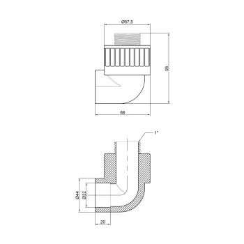 Уголок PPR Thermo Alliance 32х1