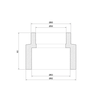 Муфта PPR Thermo Alliance 63х50