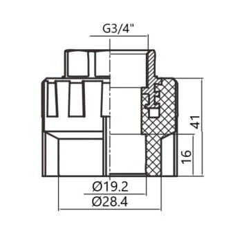 Муфта PPR Thermo Alliance 20х3/4