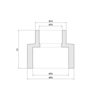 Муфта PPR Thermo Alliance 50х32
