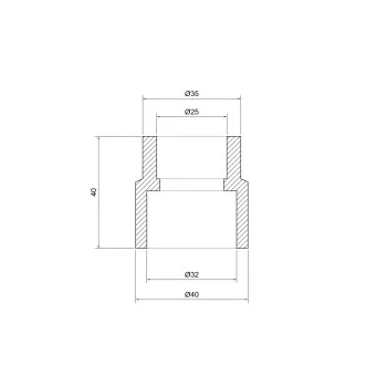 Муфта PPR Thermo Alliance 32х25
