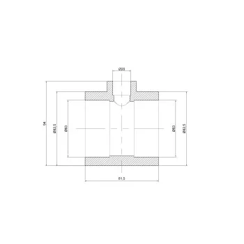 Тройник PPR Thermo Alliance 63х20х63