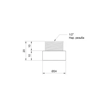 Удлинитель Thermo Alliance Standart 10х1/2