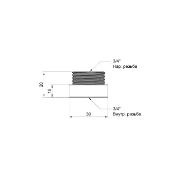 Удлинитель Thermo Alliance Standart 10х3/4
