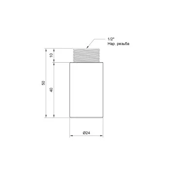 Удлинитель Thermo Alliance Standart 40х1/2