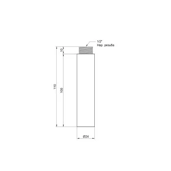 Удлинитель Thermo Alliance Standart 100х1/2