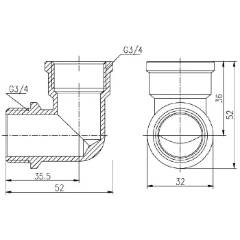 Кут Thermo Alliance Forte 3/4