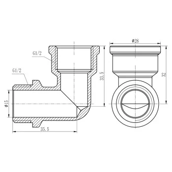 Кут Thermo Alliance Forte 1/2