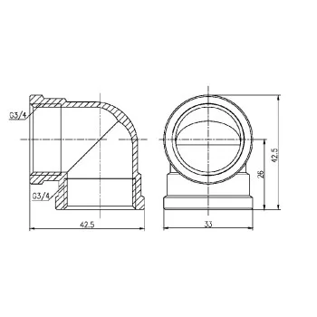 Кут Thermo Alliance Forte 3/4
