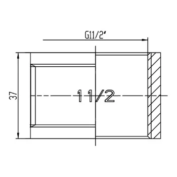 Муфта Thermo Alliance Forte 1 1/2 ВВ SF35640