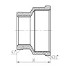 Муфта редукционная Thermo Alliance Forte 1 1/2х1