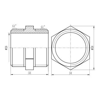 Ниппель Thermo Alliance Forte 1