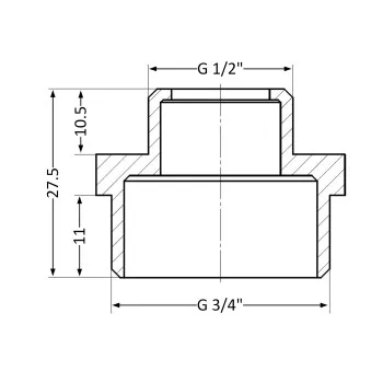 Ниппель Thermo Alliance Standart 1/2