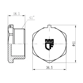 Заглушка Thermo Alliance Forte 1