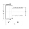 Штуцер Thermo Alliance Standart 10х1/2