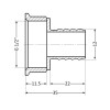 Штуцер Thermo Alliance Standart 12х1/2