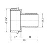 Штуцер Thermo Alliance Standart 20х3/4