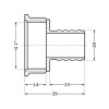 Штуцер Thermo Alliance Standart 20х1