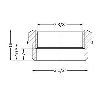 Футорка Thermo Alliance Standart 1/2