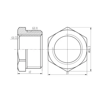 Футорка Thermo Alliance Forte 3/4