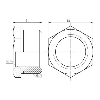 Футорка Thermo Alliance Forte 3/8