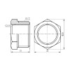 Футорка Thermo Alliance Forte 1/2