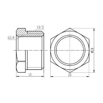 Футорка Thermo Alliance Forte 1/2