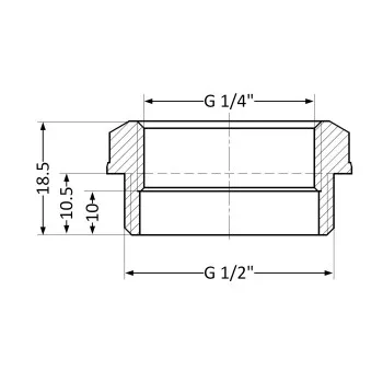 Футорка Thermo Alliance Standart 1/2