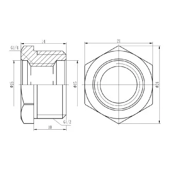 Футорка Thermo Alliance Forte 1/2