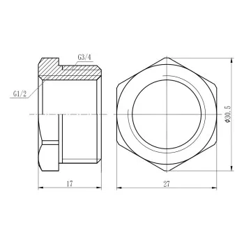 Футорка Thermo Alliance Forte 1/2