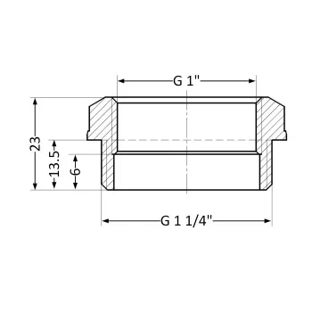 Футорка Thermo Alliance Standart 1 1/4