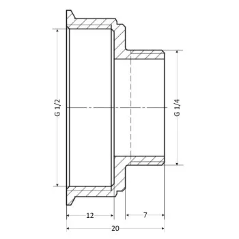 Переход Thermo Alliance Standart 1/2