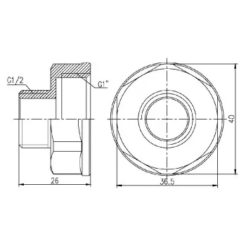Перехід Thermo Alliance Forte 1