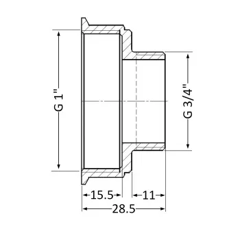 Переходник Thermo Alliance Standart 1