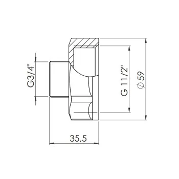 Перехід Thermo Alliance Forte 1