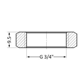 Контргайка Thermo Alliance Standart 3/4